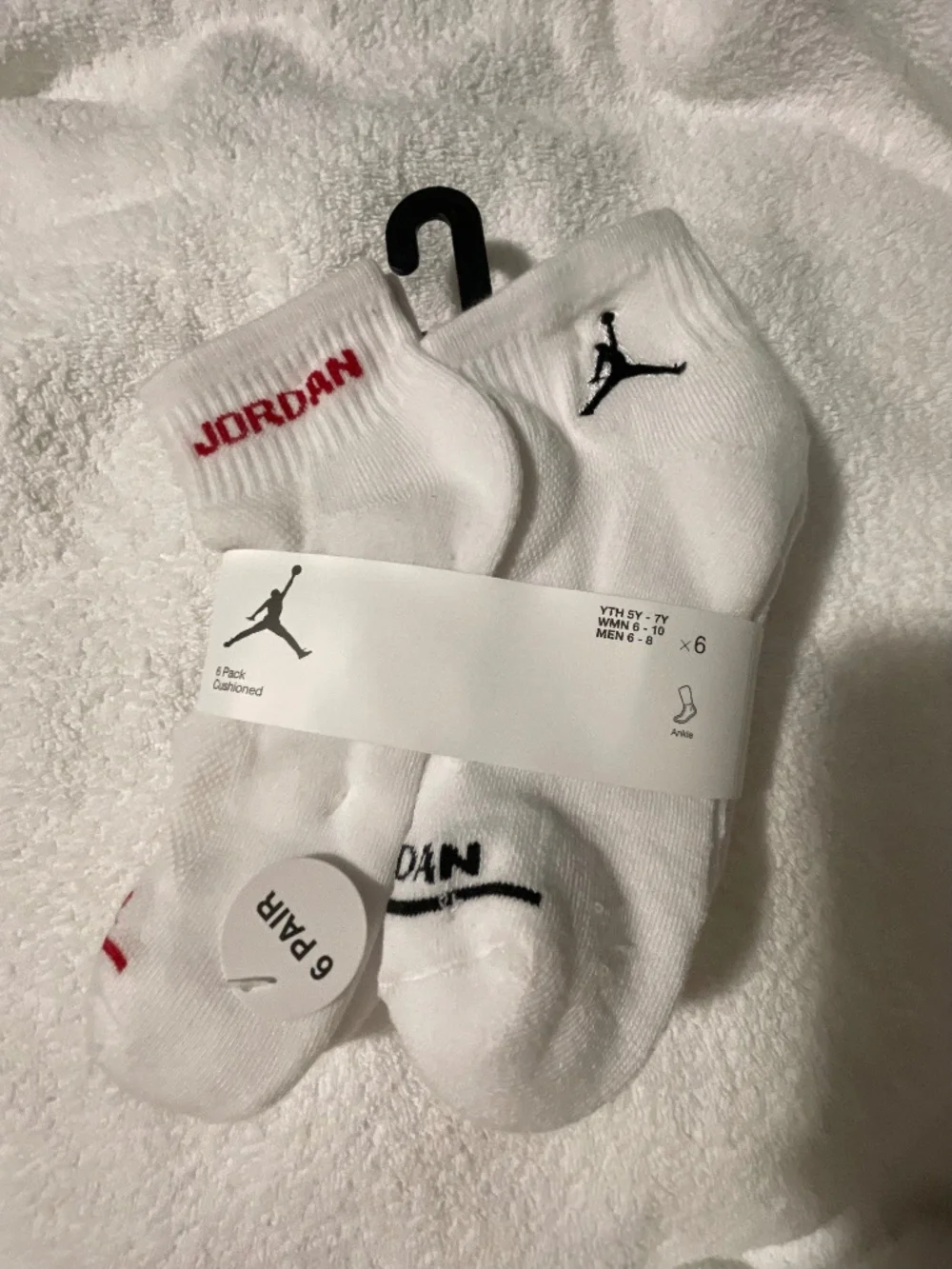 Jordan Ankle Socks white 3 pack